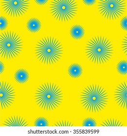 Seamless Spirograph Pattern. Vector