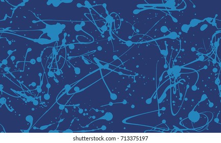 Seamless splatter paint background pattern