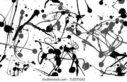 Seamless splatter paint background pattern