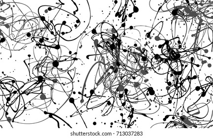 Seamless splatter paint pattern