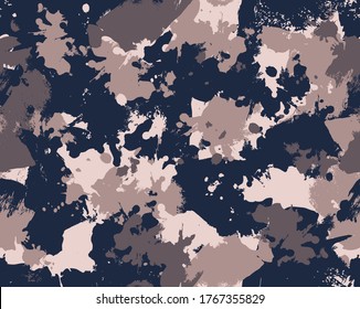 Seamless splatterede camouflage repeat pattern