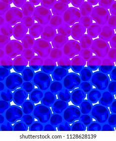 Seamless sponge texture background in two color options.