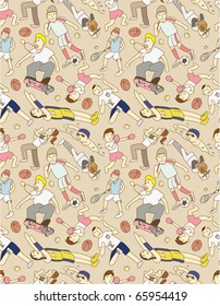 seamless sport  pattern