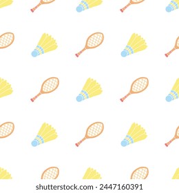 Seamless sport pattern. Background with sports icons. Doodle sport illustration