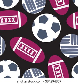 Seamless sports balls.