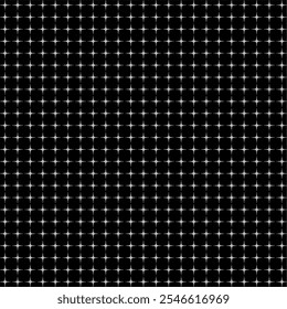 Seamless Spots On Black Screen Pattern