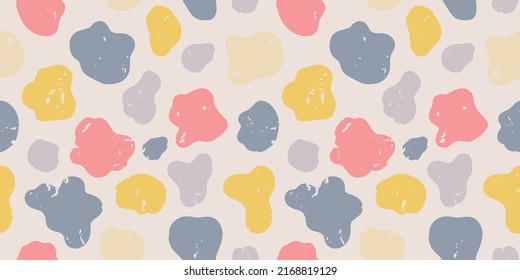 Seamless spots pattern. Vector design for paper, cover, fabric, interior decor and other uses.