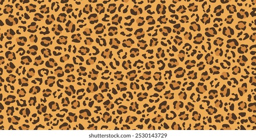 Manchas e padrões sem costura de fundo de leopardo.