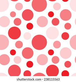 Seamless spotted abstract colorful background halftone effect. Polka dot illustration 