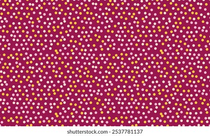 Padrão pintado sem emenda com formas redondas abstratas. Ideal para tecidos têxteis, papéis de parede, ou fundos cartaz com um estilo geométrico criativo.