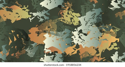 Seamless spotted texture. Ragged uneven camouflage surface. Seamless background. Vector illustration eps-10
