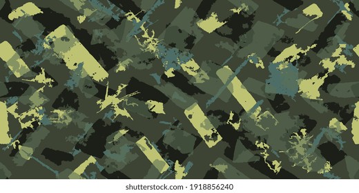 Seamless spotted texture. Ragged uneven camouflage surface. Seamless background. Vector illustration eps-10