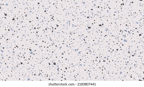 Seamless spray speckle texture. Dirty grain background. Grunge splash repeated effect. Noise repeating pattern. Print distressed effect. Splattered particles, splashes, drops wallpaper. Vector