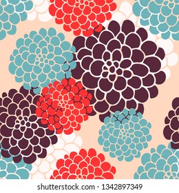 Seamless spring abstract pattern. Floral pattern for fabric, fashion