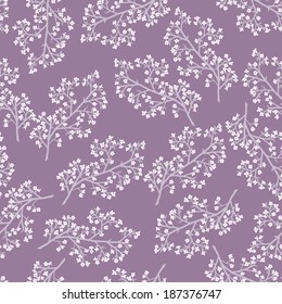 seamless spring branches
