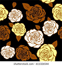 Seamless spring  floral pattern 