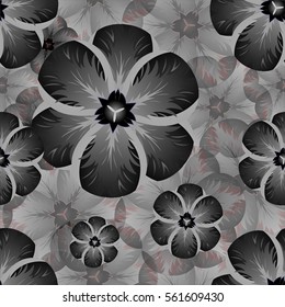 Seamless spring floral pattern. Natural background.