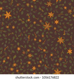 Seamless spring floral pattern. Vector background for invitation, greeting card, wallpaper and textile
