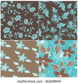 Seamless  spring flower illustration 