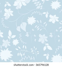 Seamless  spring flower illustration 