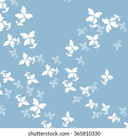 Seamless  spring flower illustration 