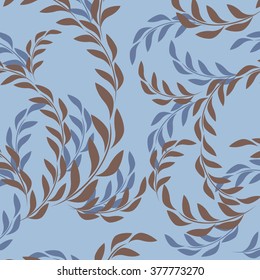 Seamless  spring flower illustration 