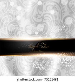 Seamless spring or summer bright wallpaper, vector background, Silk. White.