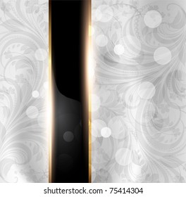 Seamless spring or summer bright wallpaper, vector background, Silk. White.