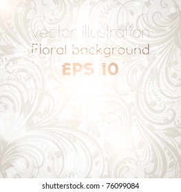 Seamless spring or summer wallpaper, vector background for design. eps 10. Free place for text.