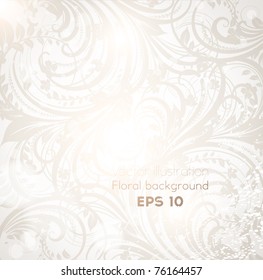 Seamless spring or summer wallpaper, vector background for design. eps 10. Free place for text.