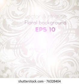 Seamless spring or summer wallpaper, vector background for design. eps 10. Free place for text.