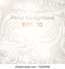 Seamless spring or summer wallpaper, vector background for design. eps 10. Free place for text.