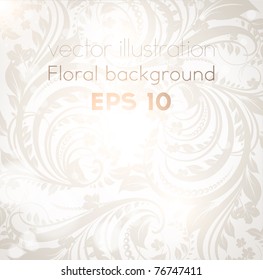 Seamless spring or summer wallpaper, vector background for design. eps 10. Free place for text.