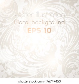 Seamless spring or summer wallpaper, vector background for design. eps 10. Free place for text.