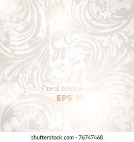 Seamless spring or summer wallpaper, vector background for design. eps 10. Free place for text.