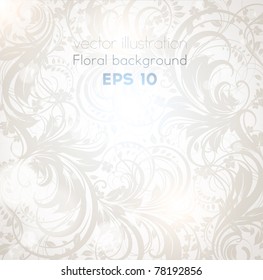 Seamless spring or summer wallpaper, vector background for design. eps 10. Free place for text.