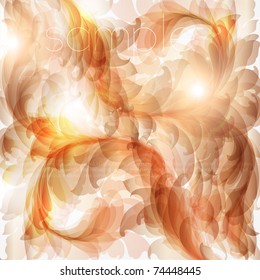 Seamless Spring Wallpaper, Vector Background for retro design. Eps 10.