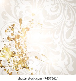 Seamless spring wallpaper, vector background for design. eps 10.
