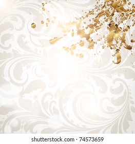 Seamless spring wallpaper, vector background for design. eps 10.