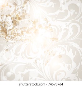 Seamless spring wallpaper, vector background for design. eps 10.