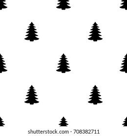 Seamless. Spruce. Abstract geometric seamless repeat pattern in black. Modern and stylish abstract design, cover, card design, wallpaper.