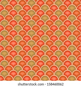 Seamless Squama Background - Vector Illustration