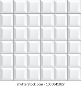 Seamless square brick texture surface - vector illustration