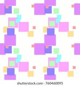 seamless square with colorfull theme