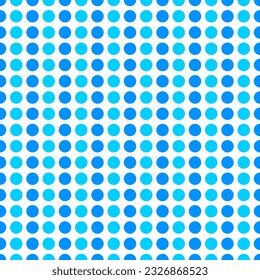 puntos de polka de tela cuadrada sin fisuras en tonos azul pastel