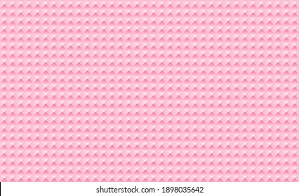Patrón geométrico cuadrado sin soldadura.Fondo vectorial sin costura de color rosa abstracto.Fondo de textura 3d.fondo moderno, ilustración vectorial.