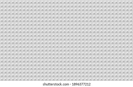 Seamless square geometric pattern.Abstract white and gray seamless vector background.3d texture background.modern background, Vector illustration.Fabric pattern vector.