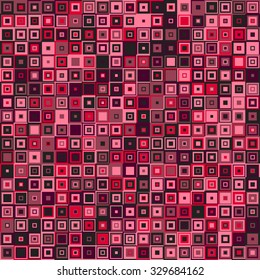 Seamless square mosaic pattern - vector illutration