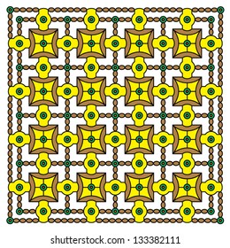 Seamless square pattern