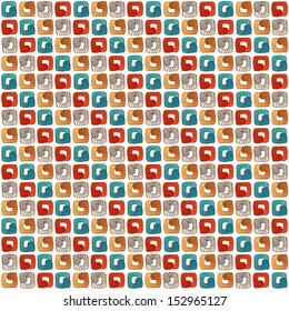 Seamless square pattern